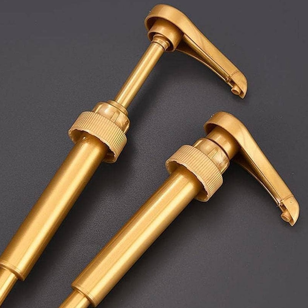 Gold Syrup Pumps (Set of 6)